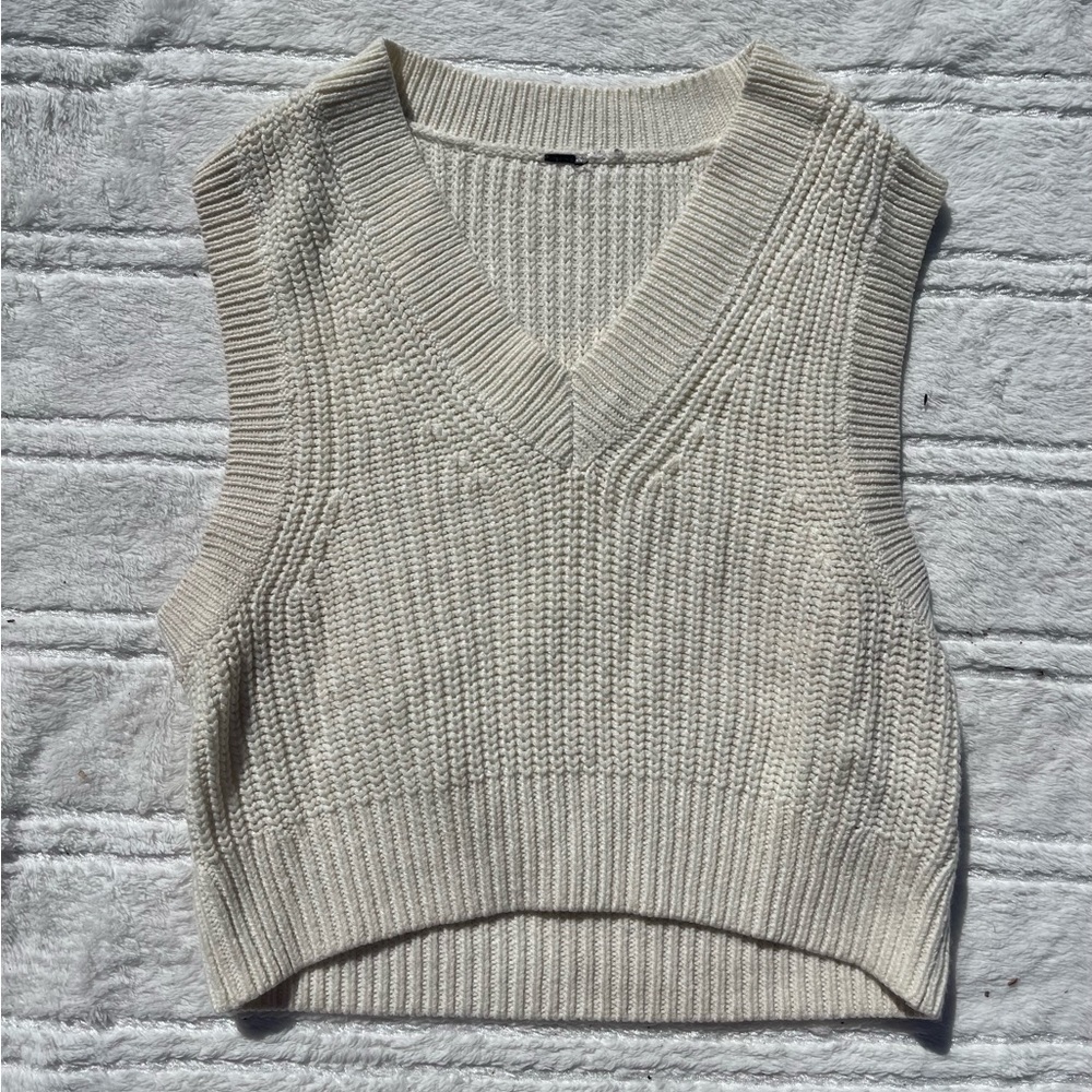 cropped Sweater vest size s